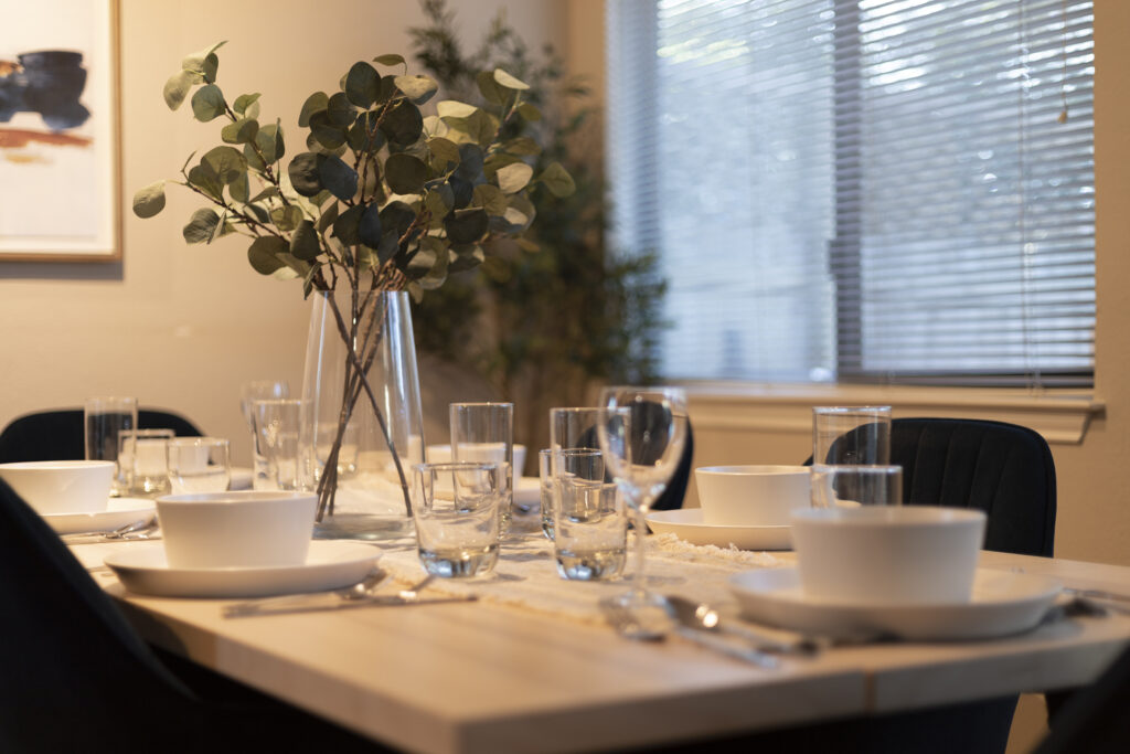 kitchenette, laundry, cleaning basics
