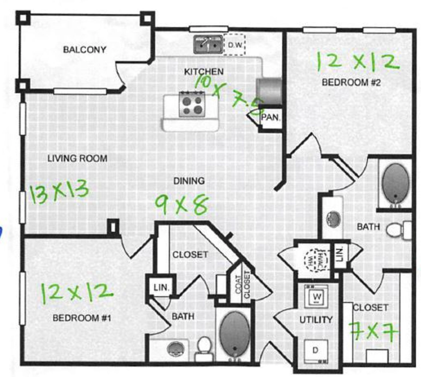 floor plan - belton