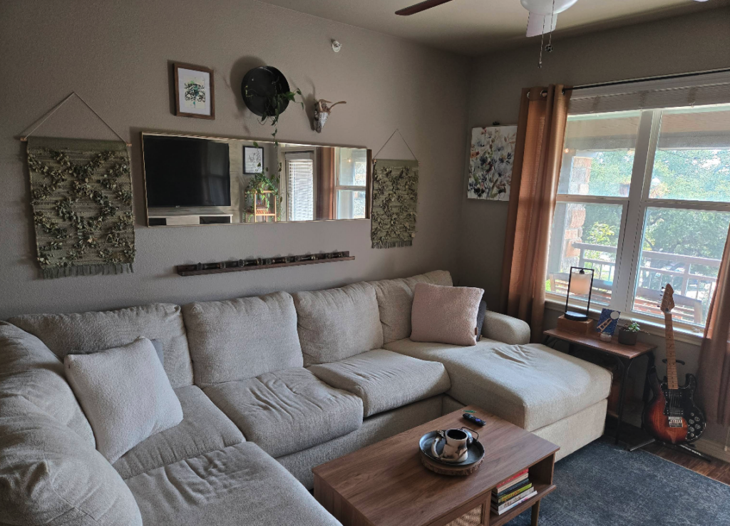 comfy living room